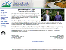 Tablet Screenshot of pacificcrestfa.com